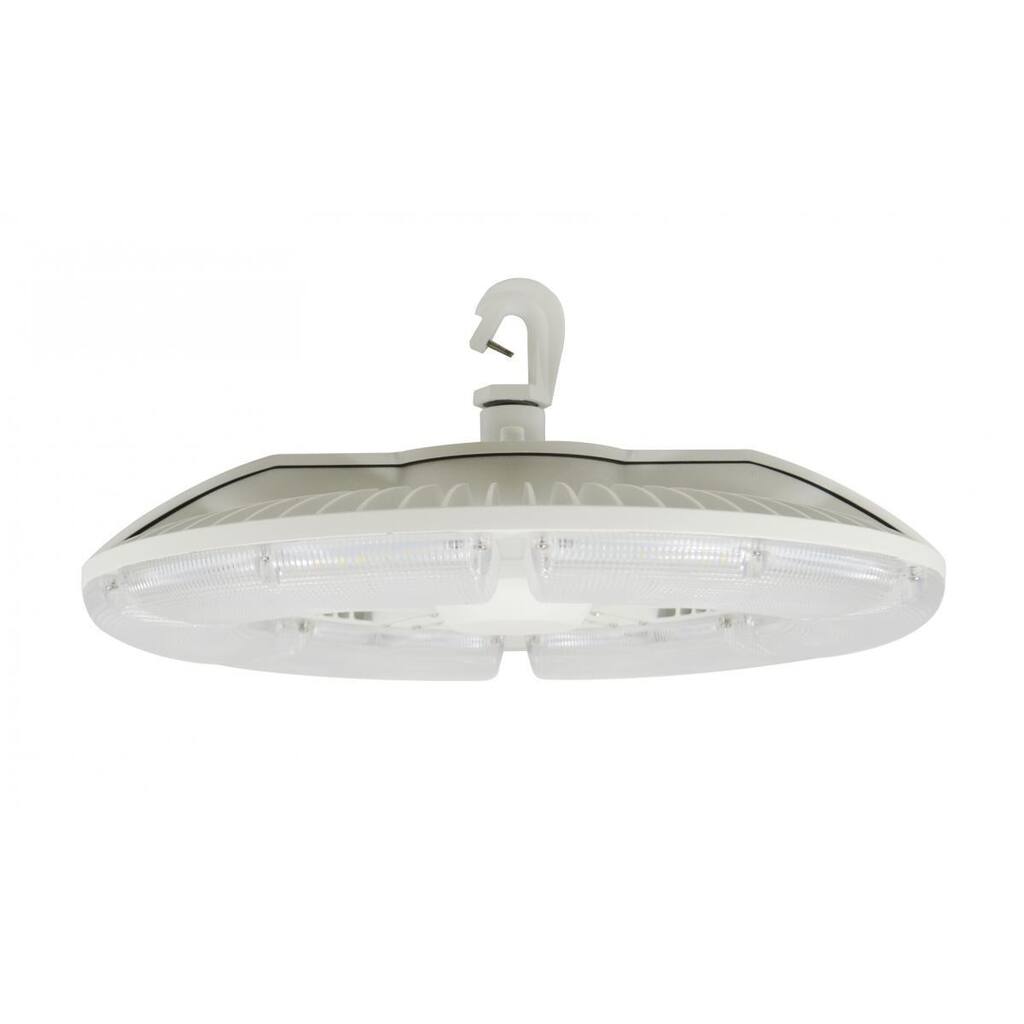 Nuvo Lighting 150W White Aluminum 18-inch Circular High-bay LED Light - Diameter 18.00", Height 7.75"