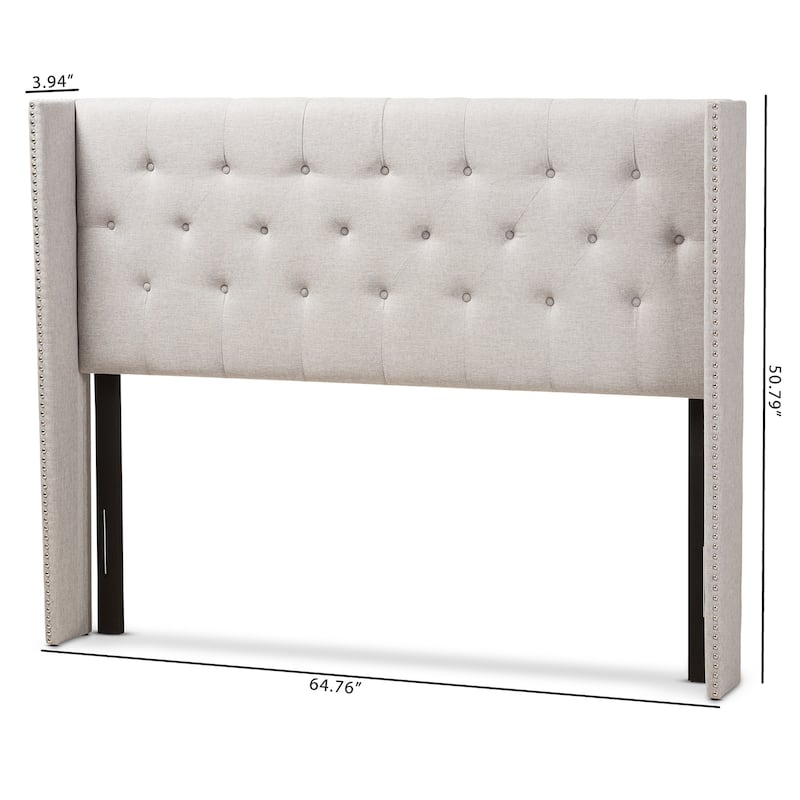 Copper Grove Tarahne Contemporary Fabric Headboard