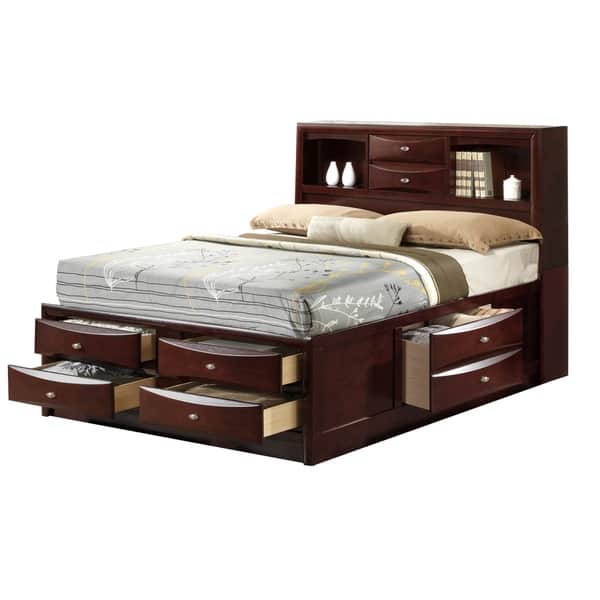 Shop Emily Complete Storage Full Size Bed With Drawers And 56 In