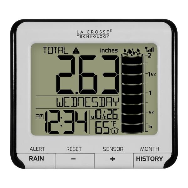 La Crosse Technology Analog Thermometer Plastic White 6.5 in.