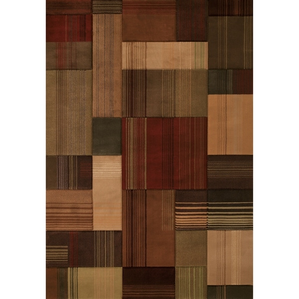 Westfield Home Sculptures Claire Toffee Hand Carved Accent Rug - 2'6" x 4'2"