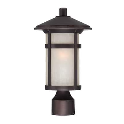 Phoenix 1-light Architectural Bronze Outdoor Post Lantern