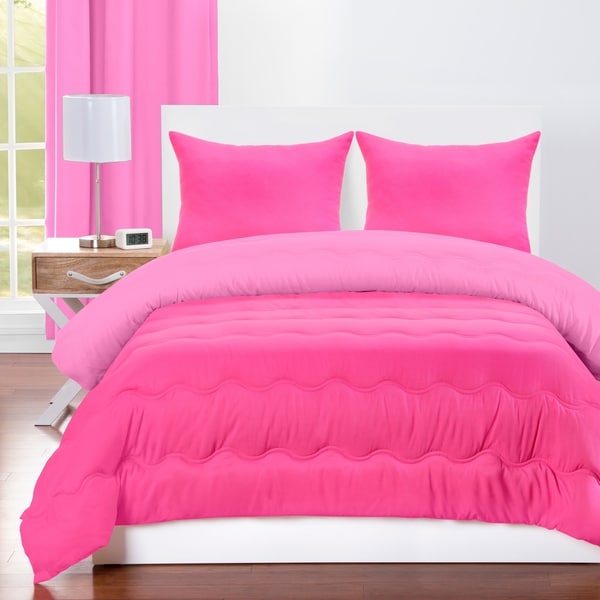 hot pink bedspreads