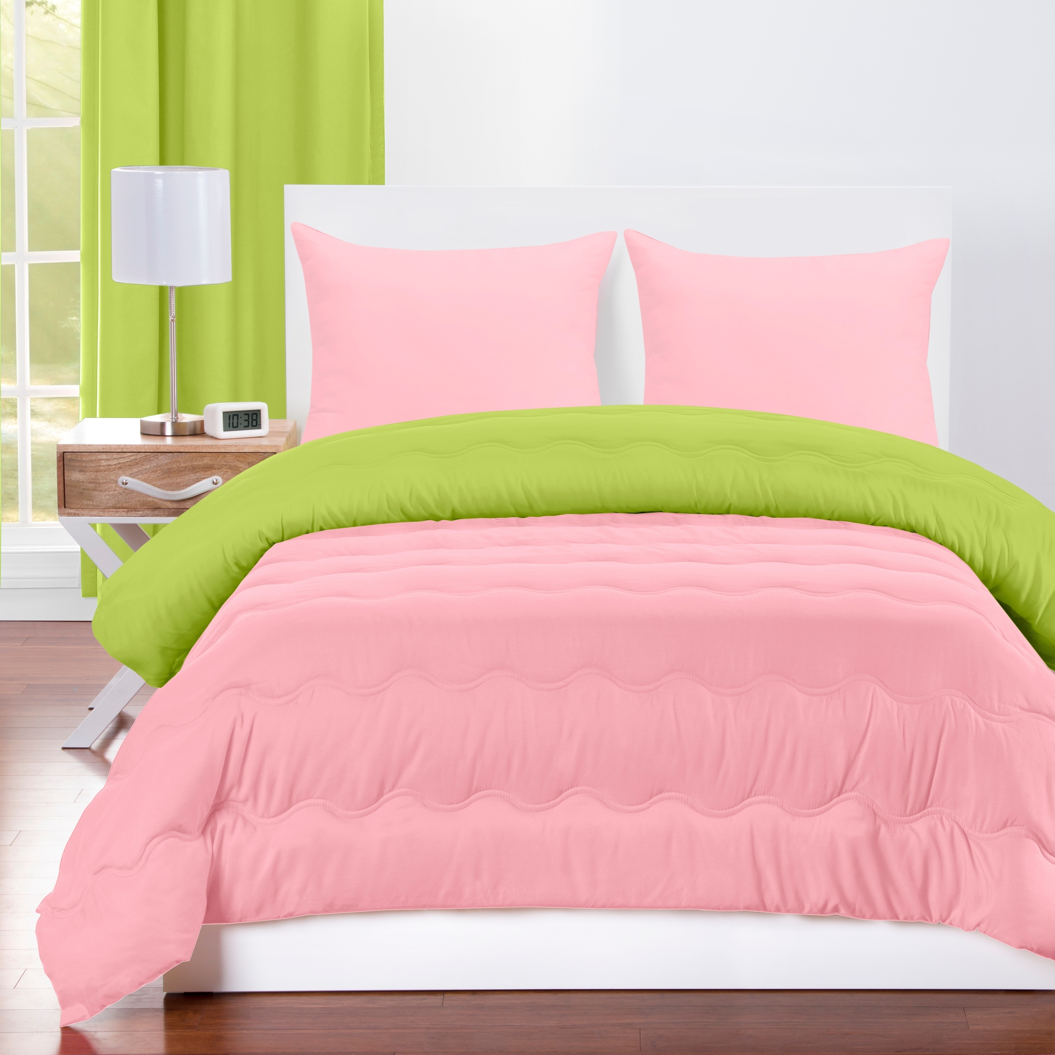 Pink And Green Bedding Full At