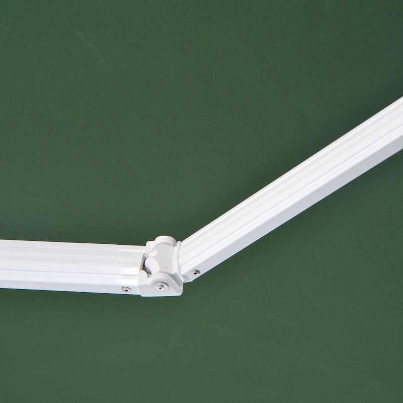 Outsunny 8' x 7' Manual Retractable Sun Shade Patio Awning
