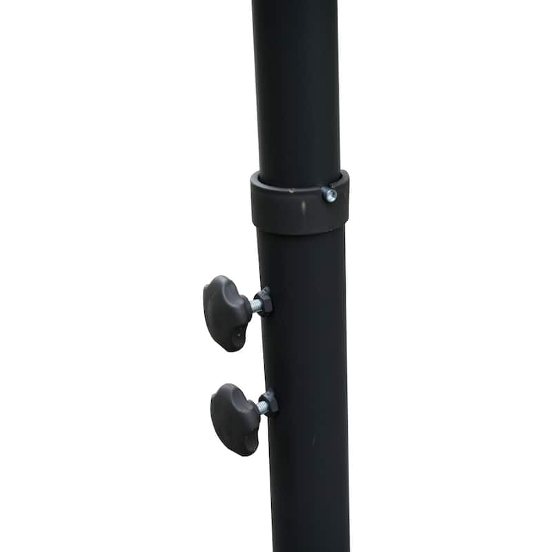 Outsunny 10' Cantilever Hanging Tilt Offset Patio Umbrella (Weight Not Included)