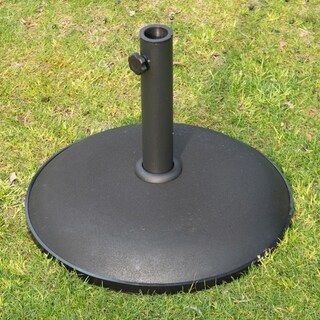 Aosomoutsunny 20 Round 55 Lb Decorative Patio Umbrella Stand Base Black Dailymail