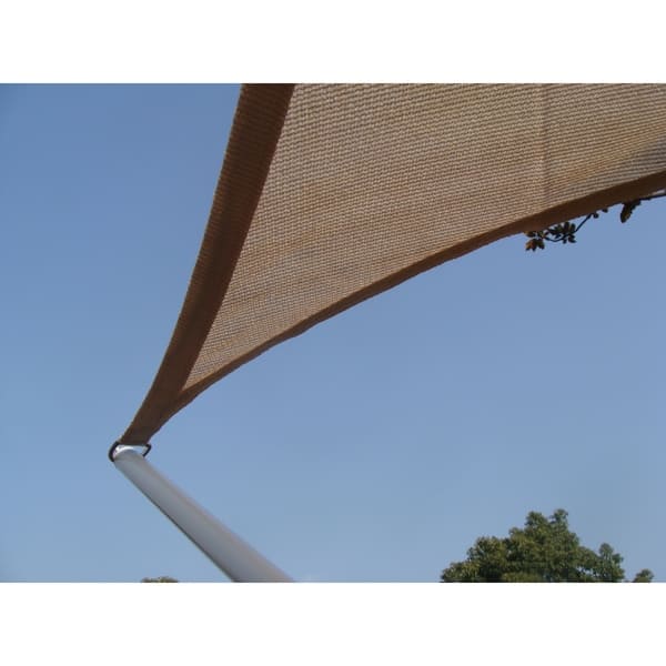 Shop Outsunny 20 X 16 Rectangle Outdoor Patio Sun Shade Sail Canopy Overstock 17965492