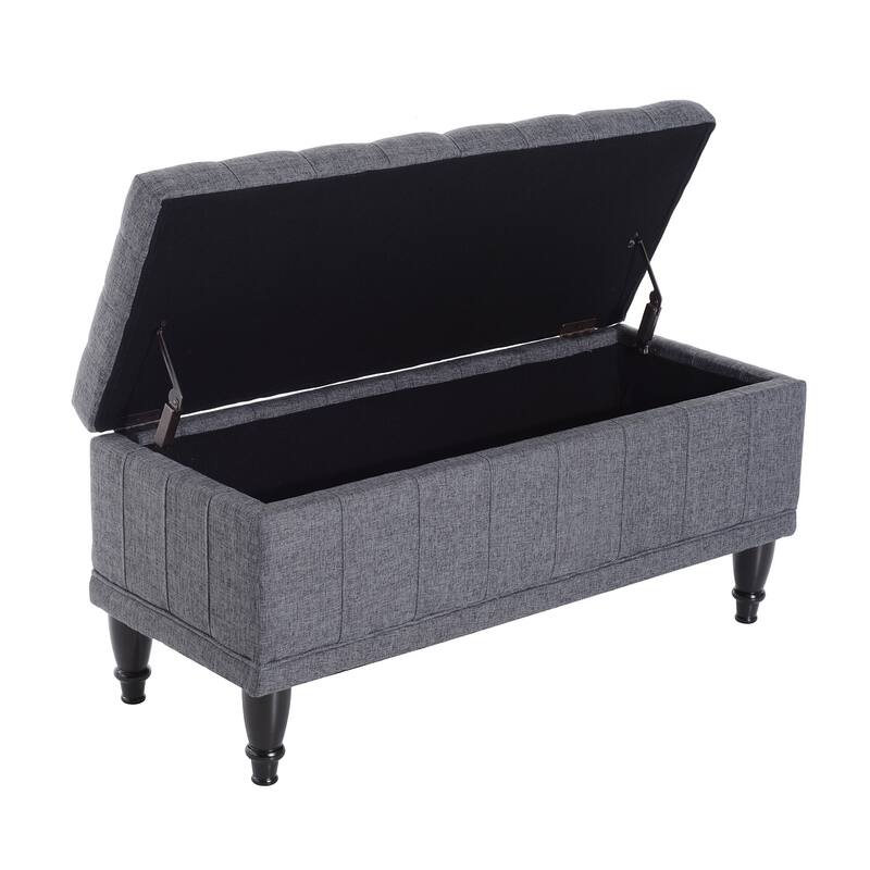 Copper Grove Turnbull 42-inch Fabric Tufted Storage Ottoman Bench
