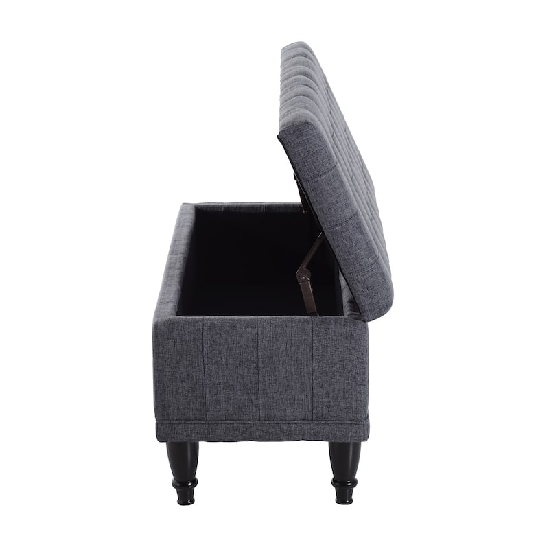 Copper Grove Turnbull 42-inch Fabric Tufted Storage Ottoman Bench