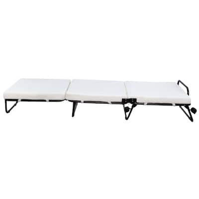 HomCom Folding Sofa Ottoman Lounge Bed Sleeper