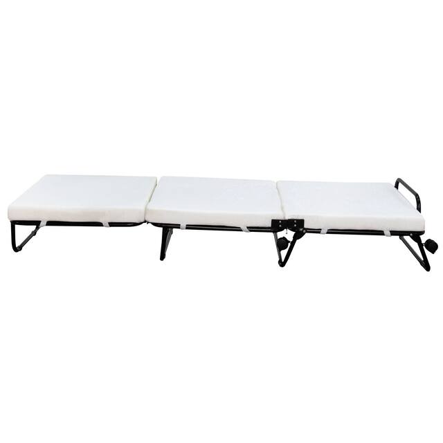 HomCom Folding Sofa Ottoman Lounge Bed Sleeper