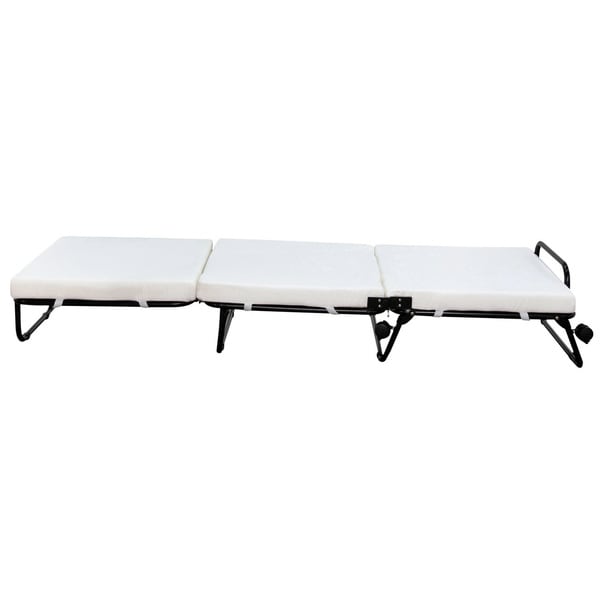 homcom folding sofa ottoman lounge bed sleeper