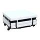 HomCom Folding Sofa Ottoman Lounge Bed Sleeper - Cream - Oversized