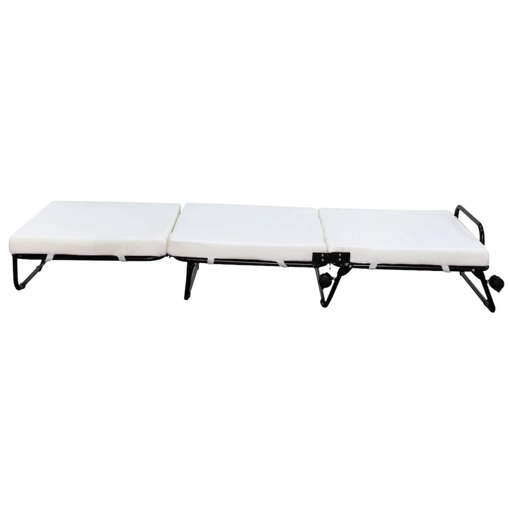 HomCom Folding Sofa Ottoman Lounge Bed Sleeper