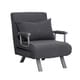 preview thumbnail 4 of 6, HomCom 5 Position Folding Sleeper Chair