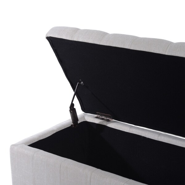 Storage Benches Cream White Entryway Furniture Homcom Large 42