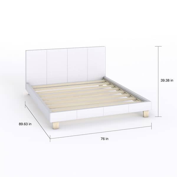 Porch & Den Harman California King Padded Upholstery Platform Bed Bed