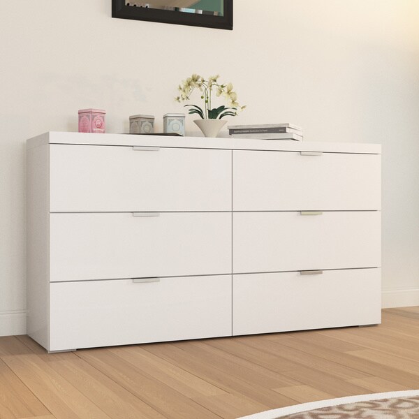 Porch & Den Third Ward Summerfest High Gloss 6-drawer Chest