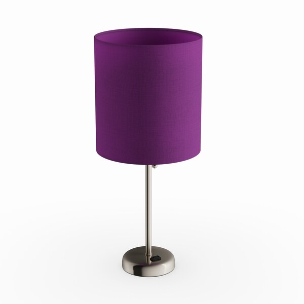 purple kids lamp