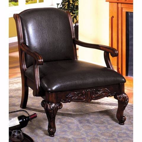 Sheffield Traditional Occasional Chair, Antique Dark Cherry