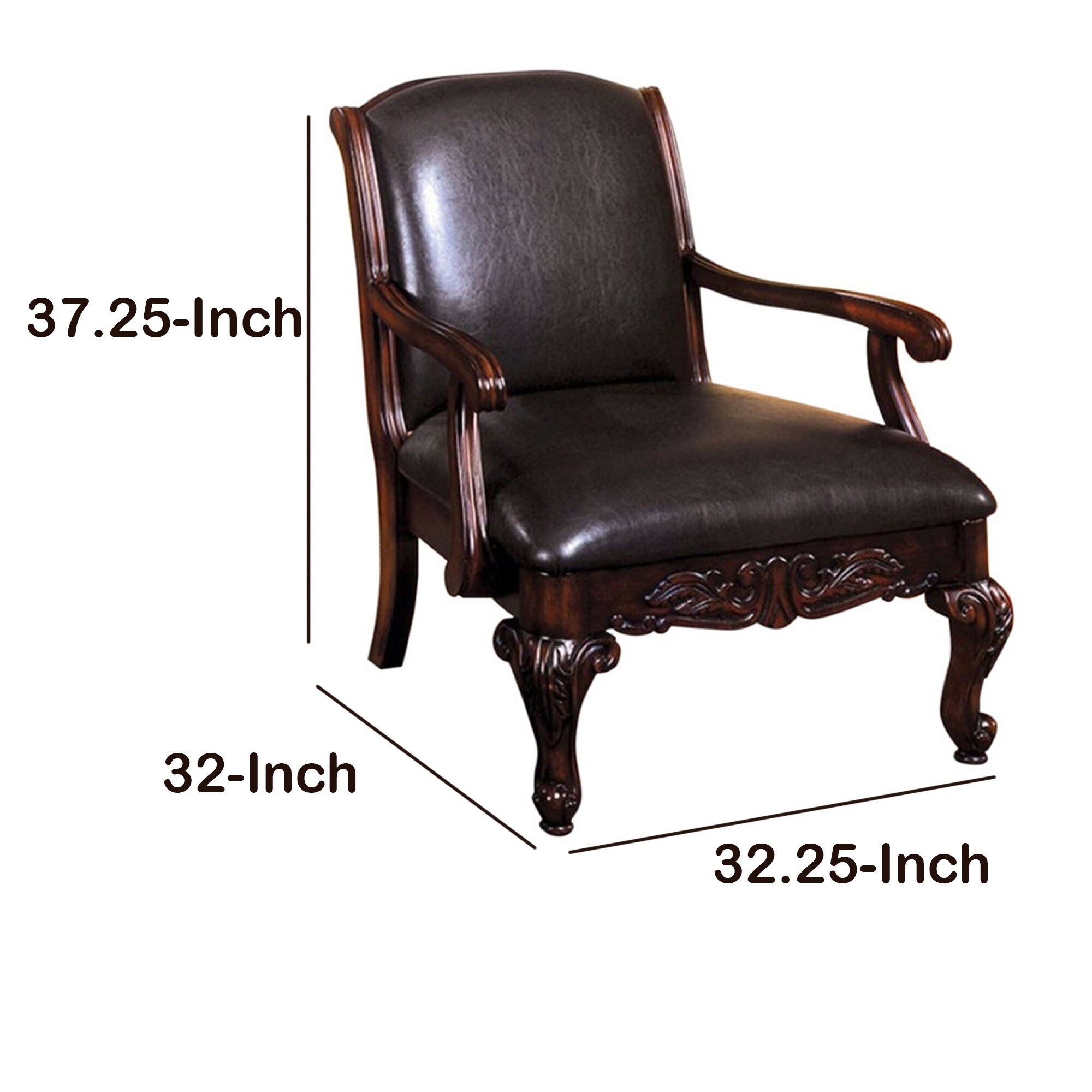 Shop Sheffield Traditional Occasional Chair Antique Dark Cherry