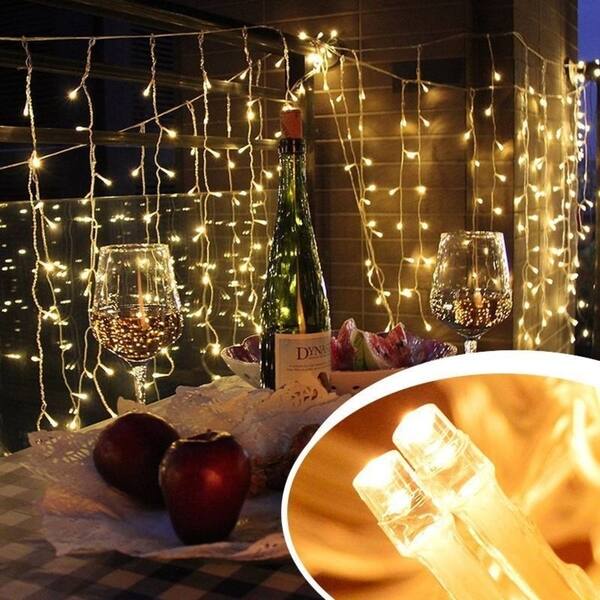 Shop 304 Led Wall Lights Curtain String Lights Outdoor String