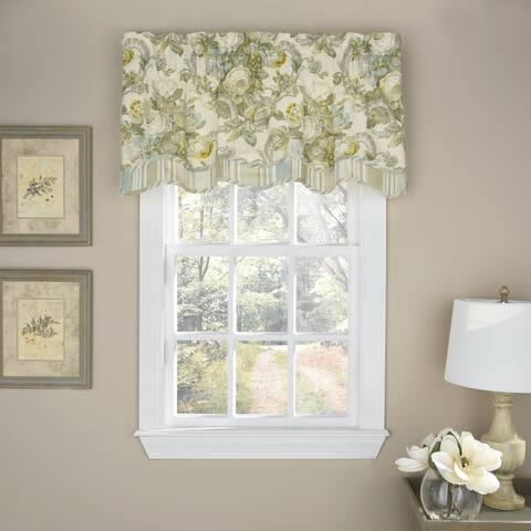 Waverly Spring Bling Window Pieced Scalloped Valance - 52x18