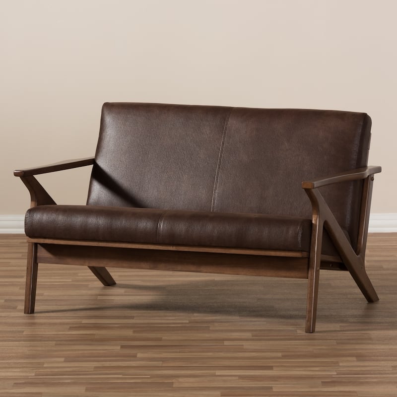 Mid-Century Loveseat by Baxton Studio
