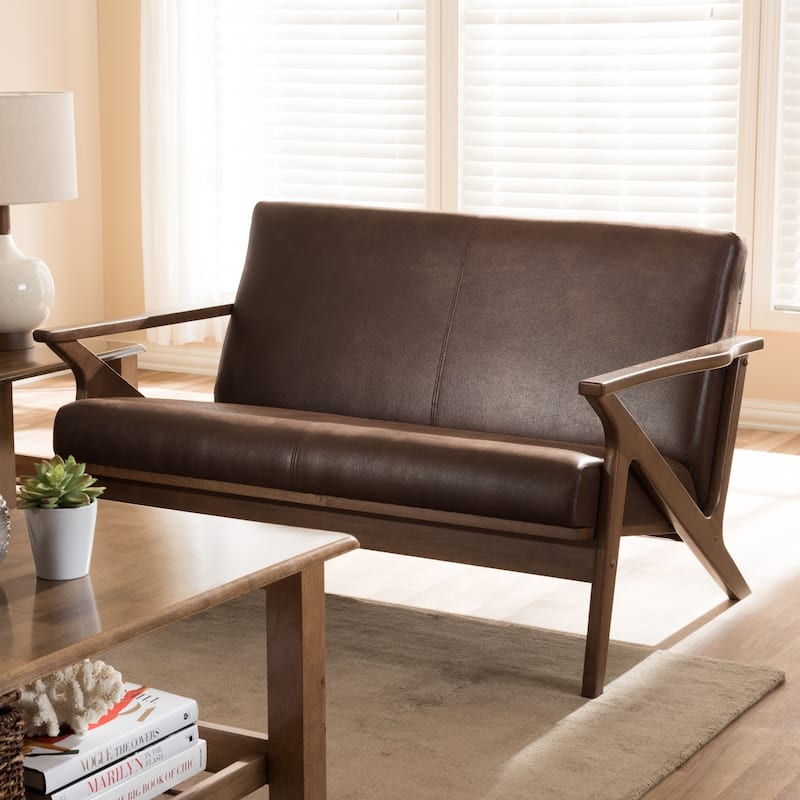 Mid-Century Loveseat by Baxton Studio