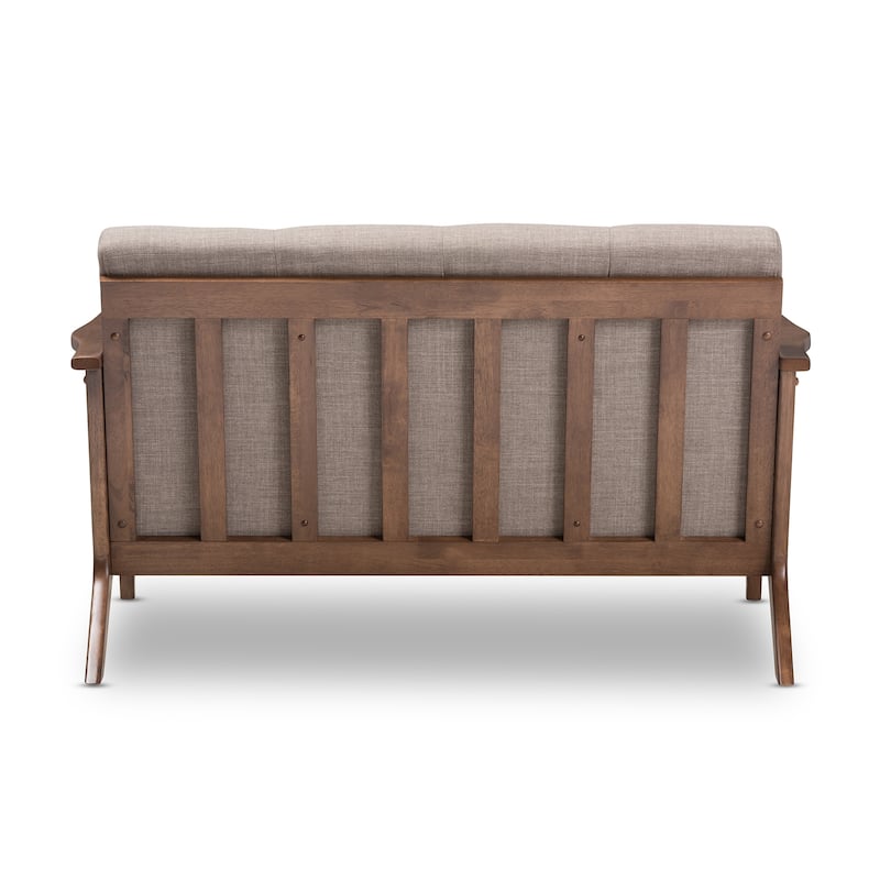 Mid-Century Loveseat by Baxton Studio