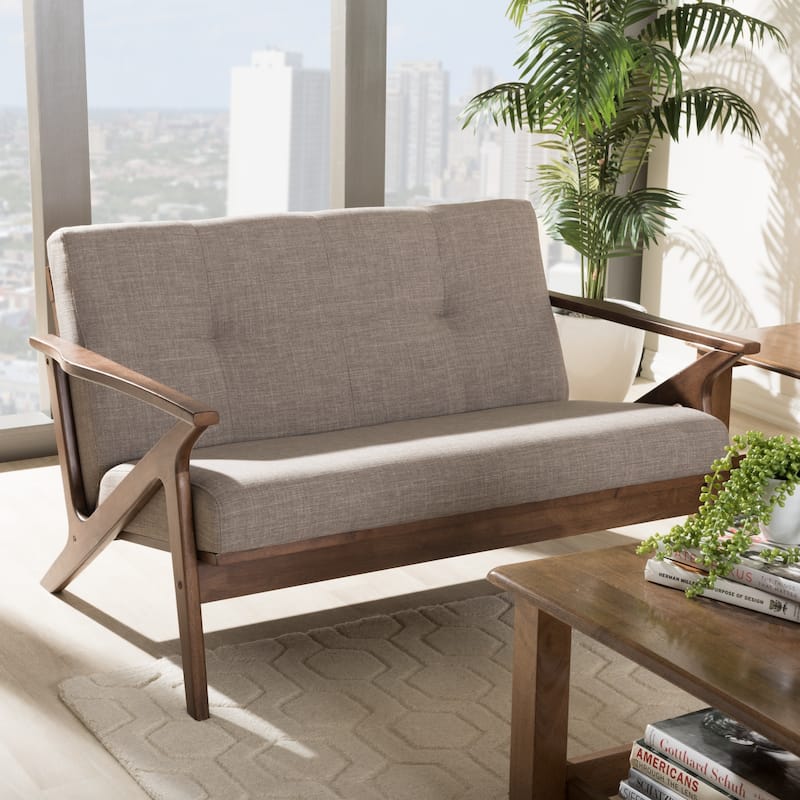 Mid-Century Loveseat by Baxton Studio