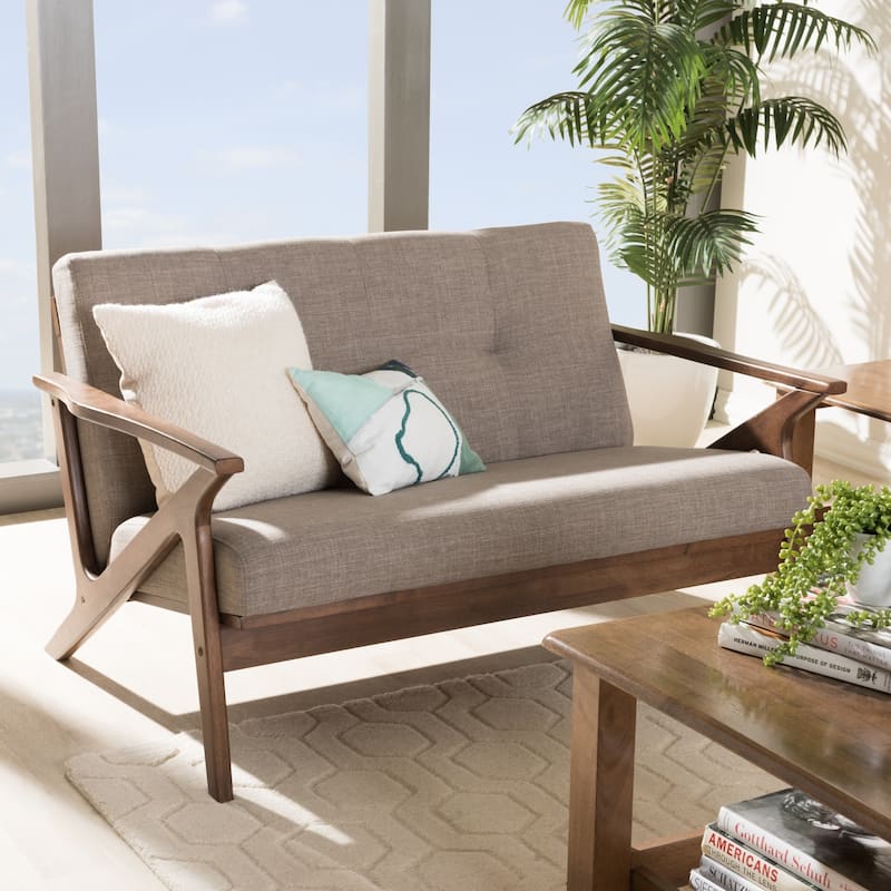 Mid-Century Loveseat by Baxton Studio