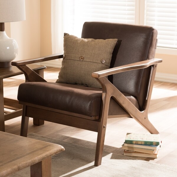 Mid-Century Lounge Chair by Baxton Studio