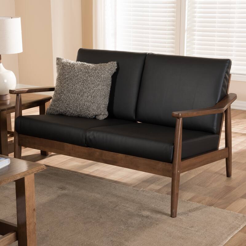 Mid-Century Loveseat by Baxton Studio