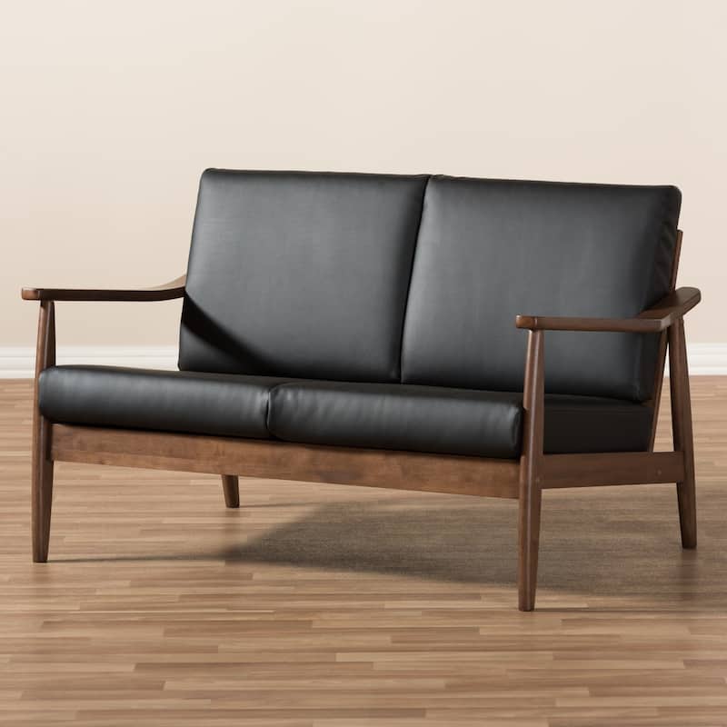 Mid-Century Loveseat by Baxton Studio