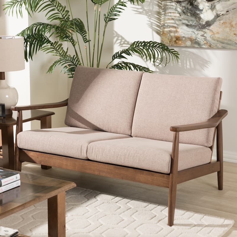 Mid-Century Loveseat by Baxton Studio