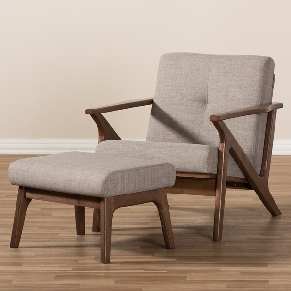 lounge chair with ottoman