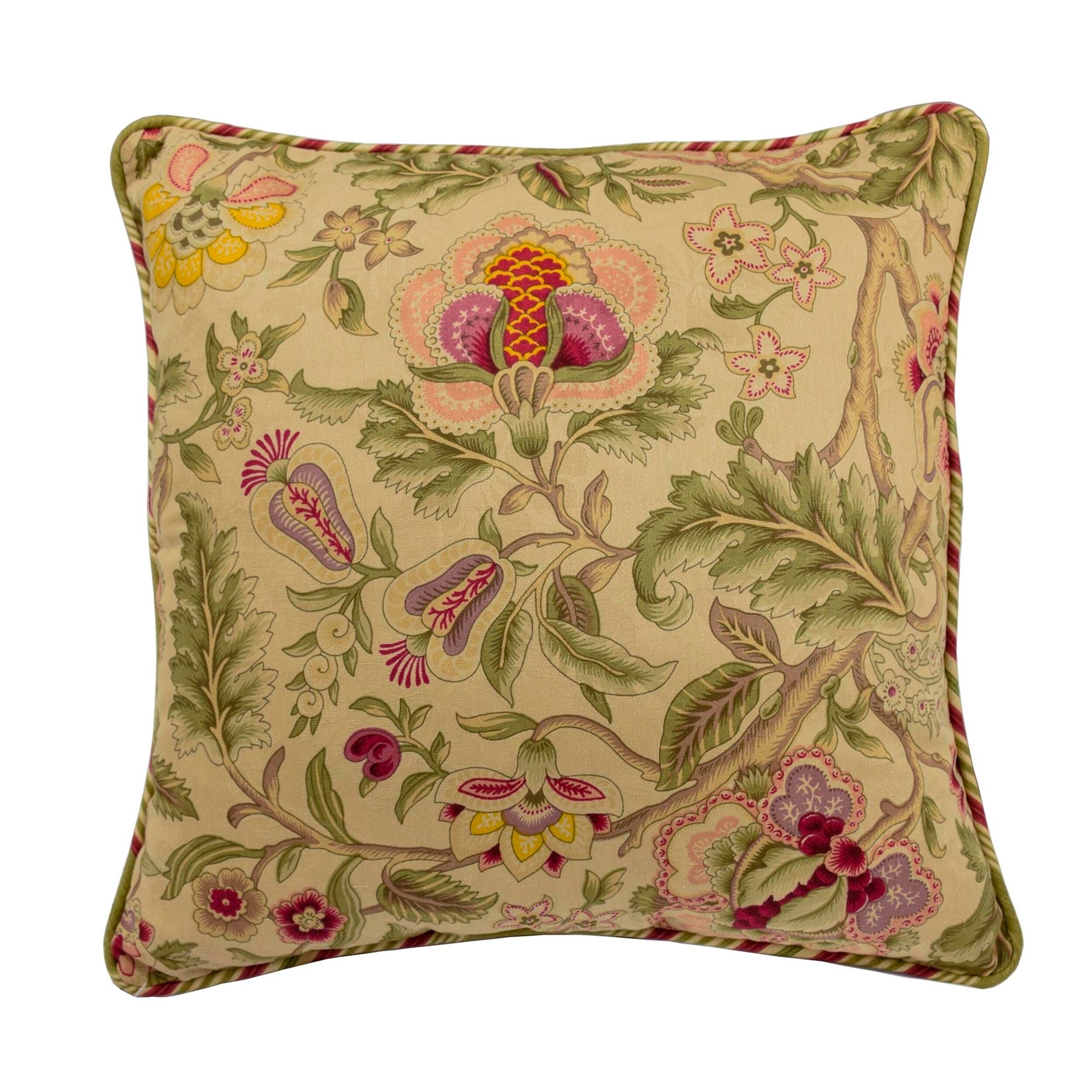 Shop Waverly Imperial Dress Antique 18x18 Decorative Pillow Free