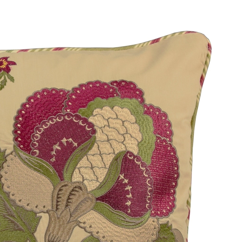 Waverly Imperial Dress Antique 20x20 Decorative Pillow Multi 20 x 20 eBay