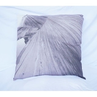 Mountaintop - Pewter - Cotton Throw Pillow