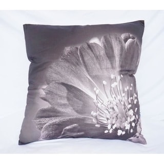 Blooming Flower - Alloy - Cotton Throw Pillow