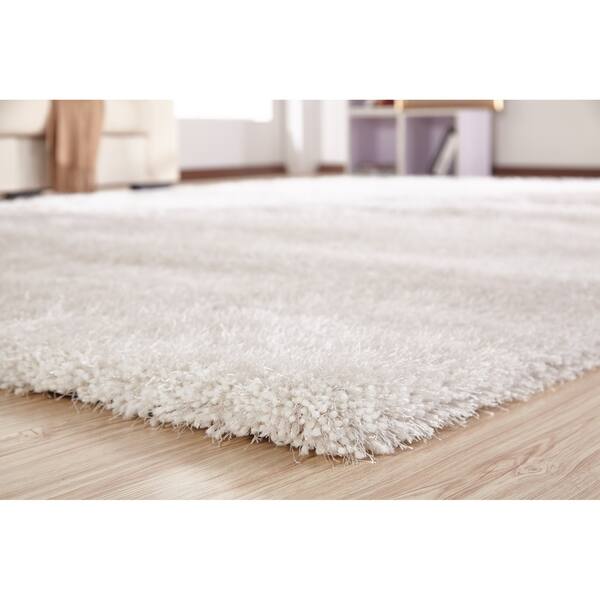 Shop Hand Tufted Solid Color Shag Area Rugs 2 Inch Thickness Pile 5 X 7 Overstock 17977530