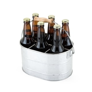 Country Home™: Galvanized Drink Caddy by Twine