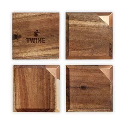 Old Kentucky Home™ Metallic Dipped Coaster Set by Twine