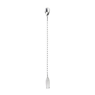 Viski Professional Stainless Steel Trident Barspoon