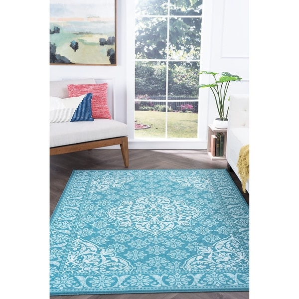 Alise Rugs Majolica Traditional Oriental Area Rug - 7'6 x 9'10