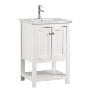 21 30 Inches Bathroom Vanities Vanity Cabinets For Less Fresca Manchester 24 White Traditional Bathroom Vanity