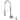 Builders Shoppe 1131 Contemporary Single Handle 21" Spring Pull-Down Kitchen Faucet with Soap/Lotion Dispenser