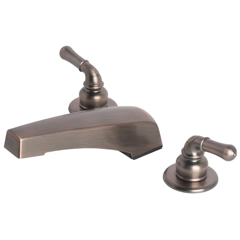 Two Handle Non-Metallic Adjustable Garden Tub Filler Faucet for Manufactured, Modular, and Mobile Home Bathroom